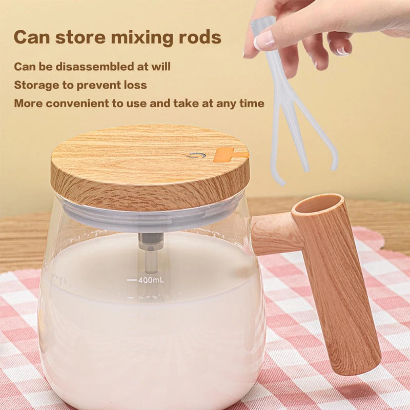 Automatic Stirring Cup Mug Rechargeable Portable Coffee Electric Stirring Rotating