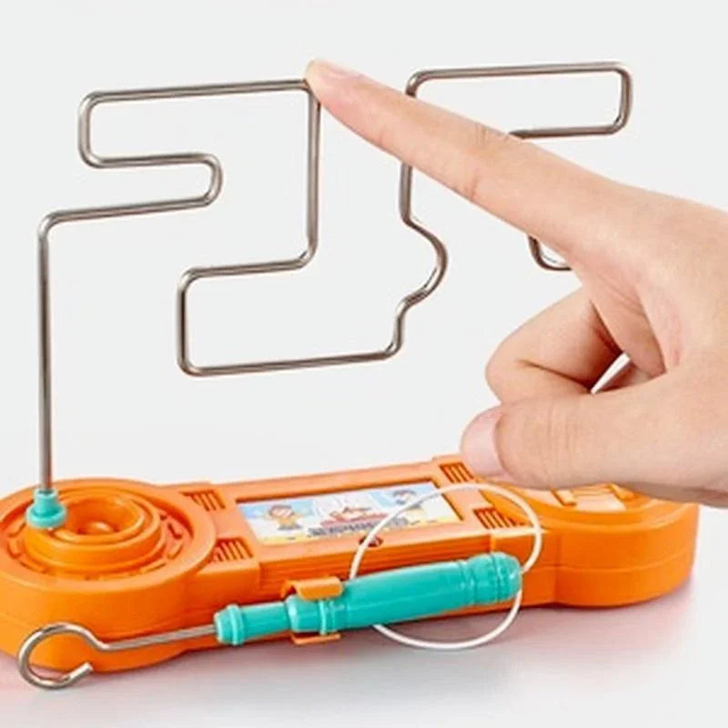 Kids Collison Electric Shock Toy Education Electric Touch Maze Game Party