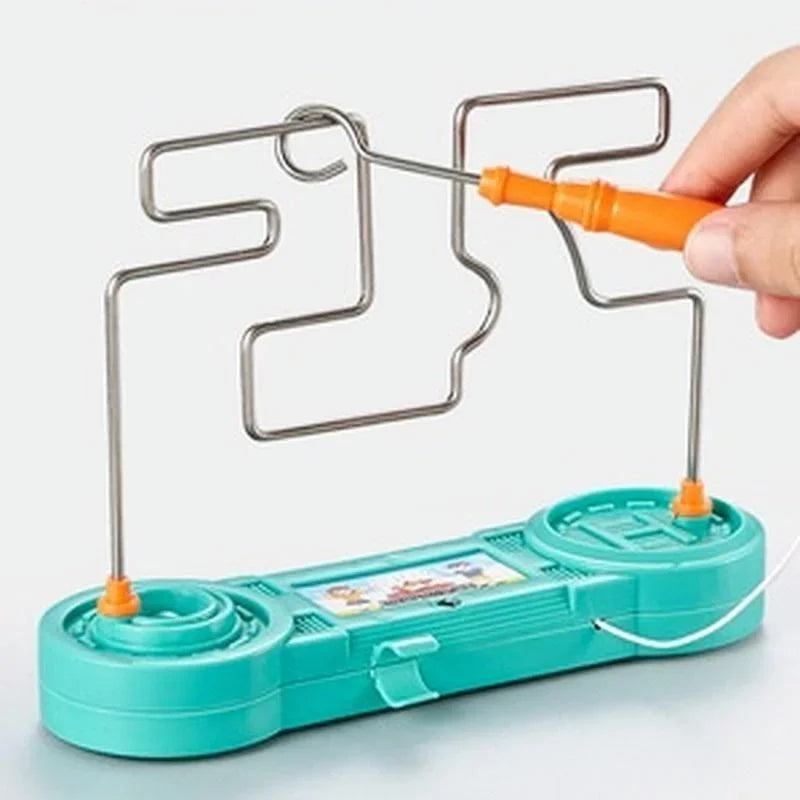 Kids Collison Electric Shock Toy Education Electric Touch Maze Game Party